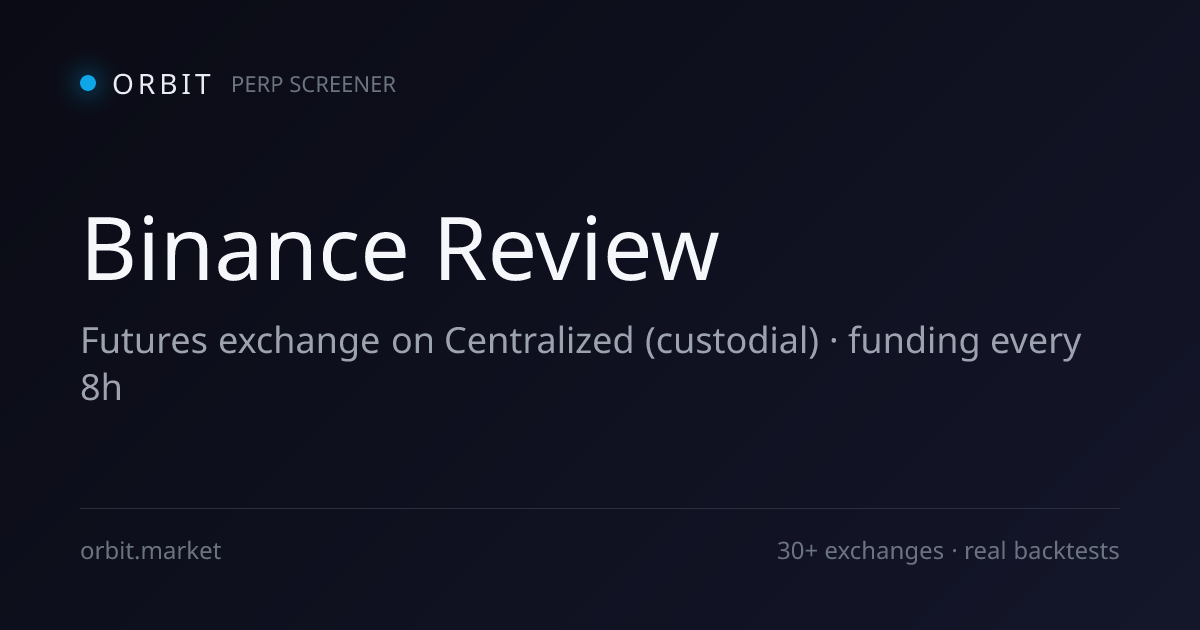 Binance futures exchange — trading interface and funding rates