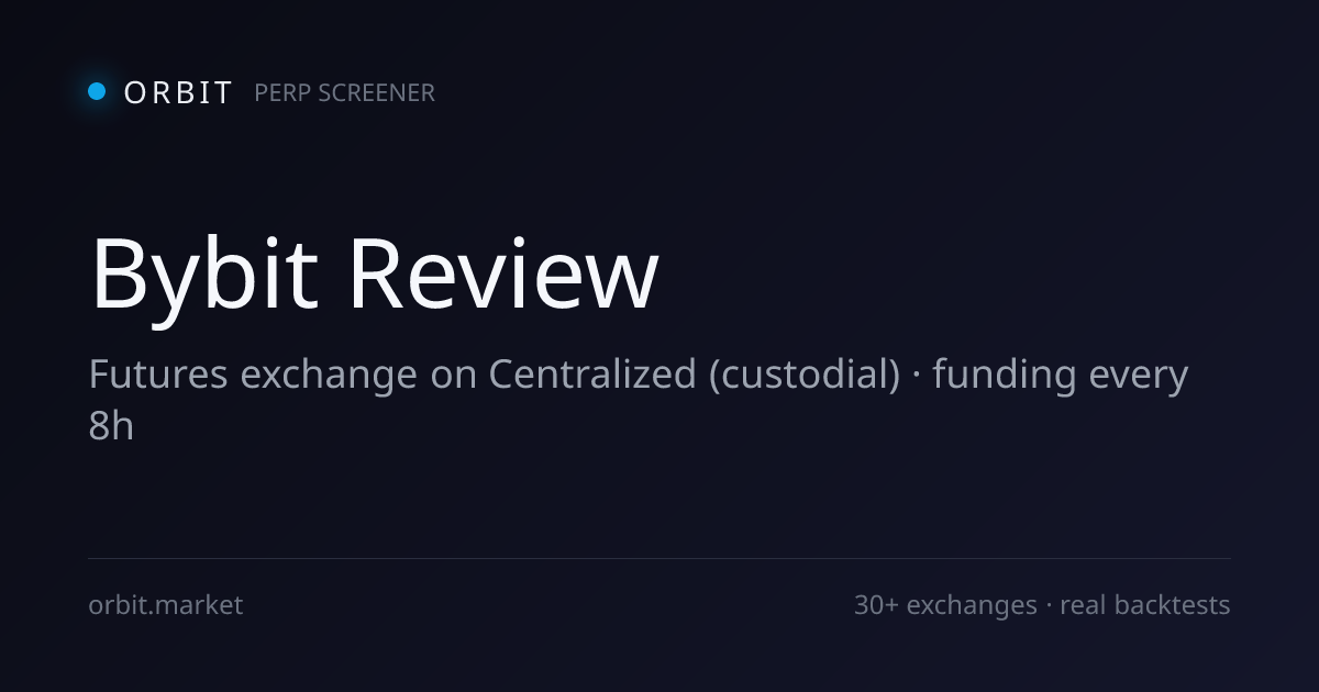 Bybit futures exchange — trading interface and funding rates