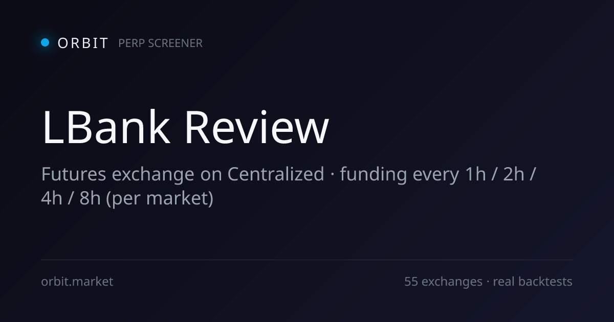 LBank futures exchange — trading interface and funding rates